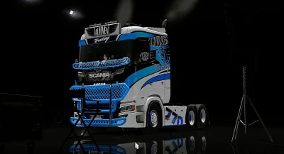 Scania S 8k Auvinen skin V1.0