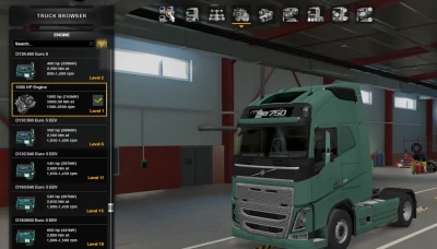 1000HP V8 engine for all trucks v1.0