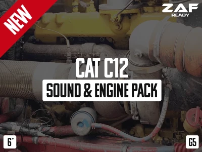 CAT C12 Sound & Engine Pack v1.0