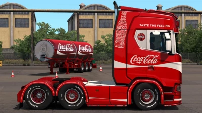 Coca cola skin for scania r & s v1.0