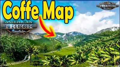 Colombia Coffee Map Save Profile Download ATS 1.55 and 1.56