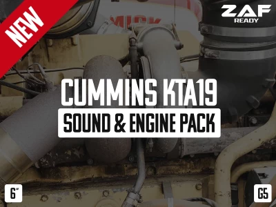 Cummins KTA Sound & Engine Pack v1.0