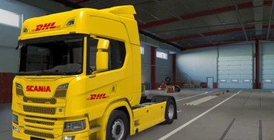 DHL Express Skin for Scania S & R Series v1.0