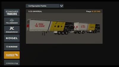 Driving Academy HCT Schwarzmuller, Tirsan, Krone, Kogel e Schmitz TMP TruckersMP v1.0