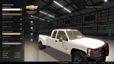 FS25 Chevrolet GMT400 K3500 Extended Cab v1.0.0.0