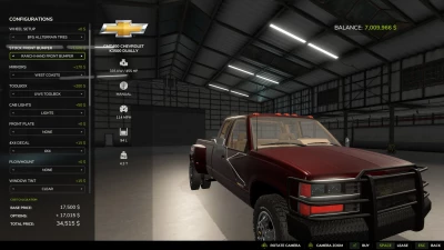 FS25 Chevrolet GMT400 K3500 Extended Cab v1.0.0.0
