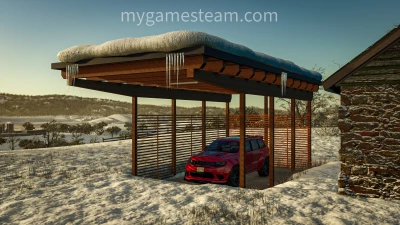 FS25 Wooden Carport V1.0.0.0