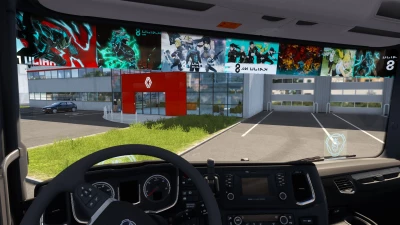 kaiju no 8 Scania Window Sticker Pack v1.0