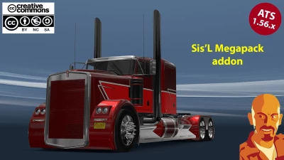 KENWORTH PHANTOM ATS SIS'L MEGAPACK ADDON 1.56.x