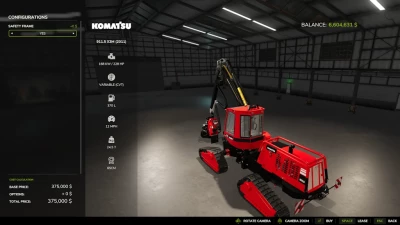 Komatsu Harvester 911 v1.6.0.0