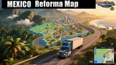 Mexico Reforma Map Save Profile Download ATS 1.56