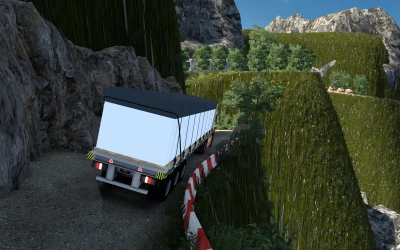 New Extreme And Dangerous Roads Map Mod For ETS2 1.55 and 1.56
