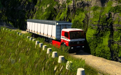 New Extreme And Dangerous Roads Map Mod For ETS2 1.55 and 1.56
