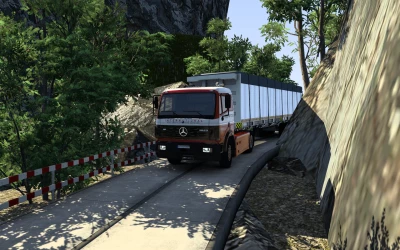 New Extreme And Dangerous Roads Map Mod For ETS2 1.55 and 1.56