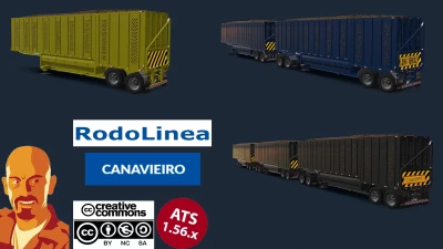 RODOLINEA CANAVIEIRO TRAILER v3.0 ATS 1.54-1.56.x