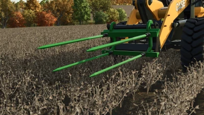 Round Cotton Module Spear For Wheel Loaders v1.0.0.0