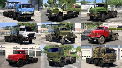 Russian Off-Road Trucks modpack v1.0