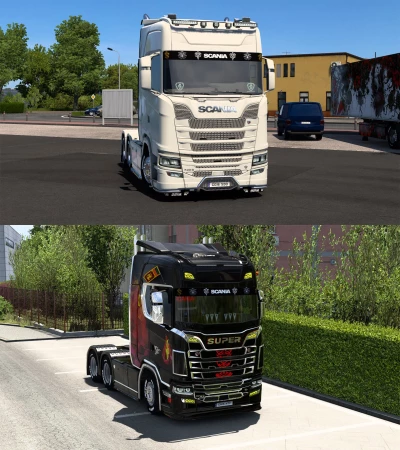 Sakamoto Days Scania Window Sticker Pack v1.0