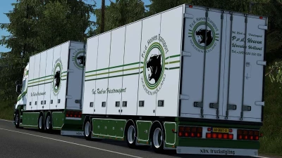 Scania T500 Tandem Patrick vd Hoeven + Trailer v5.0 1.55