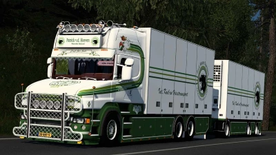 Scania T500 Tandem Patrick vd Hoeven + Trailer v5.0 1.55