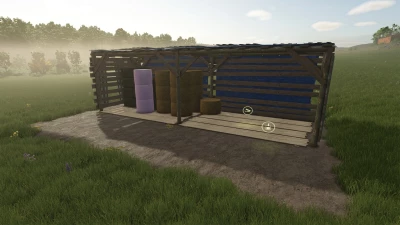 Small Rustic Bale Shed v1.0.0.0