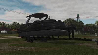 2025 Bennington Q Line Pontoon Boat And Trailer v1.0.0.0