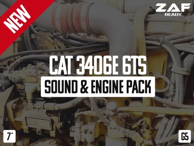 CAT 3406E 6TS Sound & Engine Pack v1.1