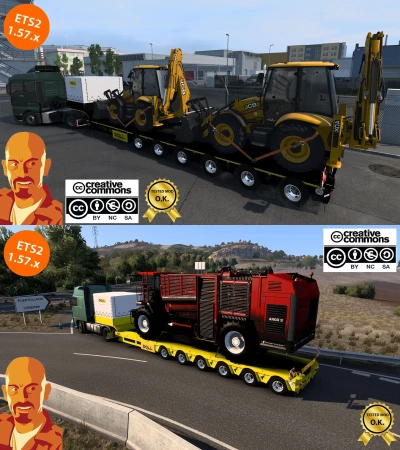 DOLL-SIEMENS SPECIAL TANSPORT TRAILER v3.0 ETS2 1.57.x