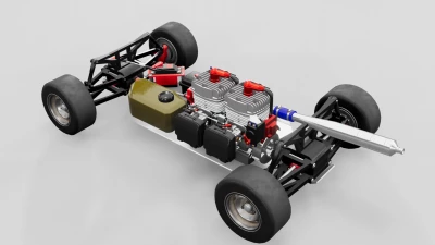 Gniar Mods - QuarterScale 1/4 Full Animated Chassis RC D Series v1.0