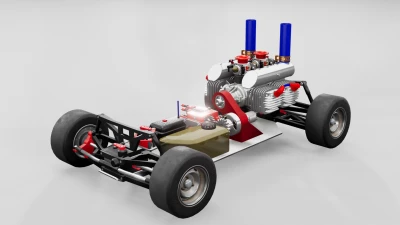 Gniar Mods - QuarterScale 1/4 Full Animated Chassis RC D Series v1.0