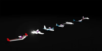 HI Speed Simple RC Plane Pack 0.38