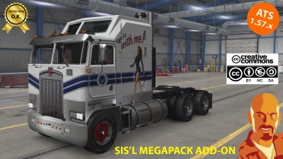 KENWORTH K100 SiS'L MEGAPACK ADD-ON ATS v7.0