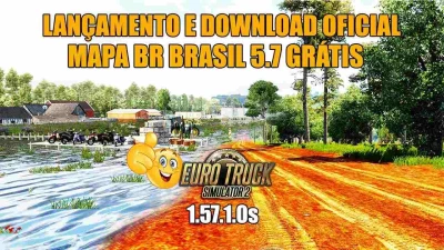 Mapa Br Brazil v5.7 ETS2 1.57