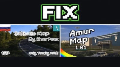 Sakhalin Map - Amur Map FIX v1.0