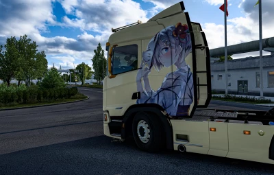 SCANIA R NTG ANIME SKIN 4K v1.0