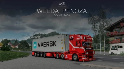 Scania R450 + Trailer "Weeda Penoza" v11 1.57