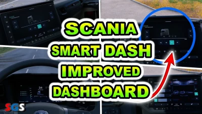 Scania Smart Dash Improved Dashboard v1.6