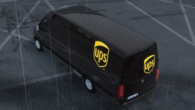 UPS MERCEDES-BENZ SPRINTER TRZPRO ATS 03 01 2025 v1.0 1.50 1.57