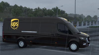 UPS MERCEDES-BENZ SPRINTER TRZPRO ATS 03 01 2025 v1.0 1.50 1.57