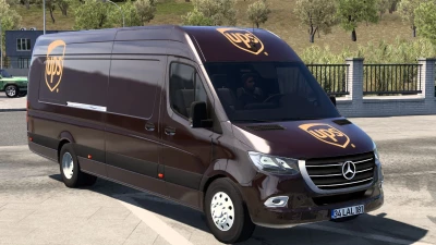 UPS MERCEDES-BENZ SPRINTER TRZPRO ATS 03 01 2025 v1.0 1.50 1.57