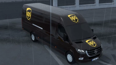 UPS MERCEDES-BENZ SPRINTER TRZPRO ETS2 03 01 2025 v1.0 1.50 1.57
