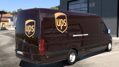 UPS MERCEDES-BENZ SPRINTER TRZPRO ETS2 03 01 2025 v1.0 1.50 1.57