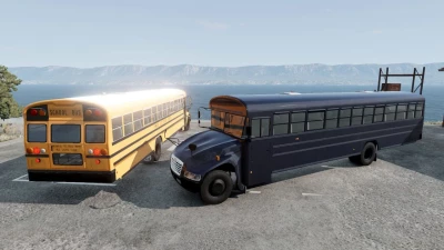 Wentward Fusion School Bus Beamng v1.3 0.38.x