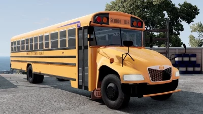 Wentward Fusion School Bus Beamng v1.3 0.38.x