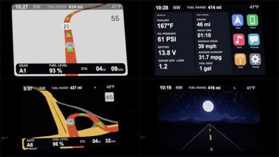 2024 Ford Bronco (Road Trip: Ford) Dash GPS Displays v1.0