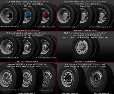 Abasstreppas Trailer Wheel Pack v1.61