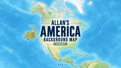 Allan’s America Background Map 4K v2.2.1
