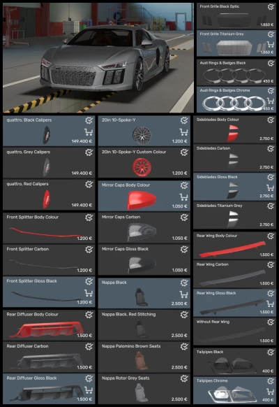 Audi R8 V10 plus (Type 4S) v1.0