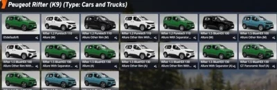 Peugeot Rifter K9 v1.0