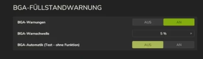 BGA fill level warning v1.0.0.0